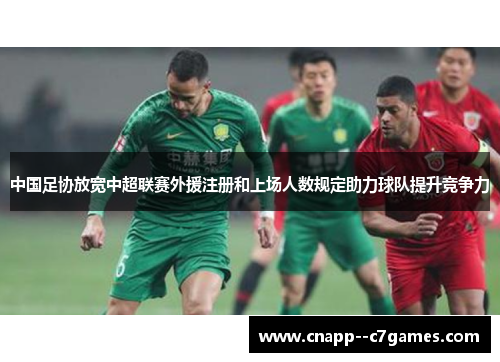 中国足协放宽中超联赛外援注册和上场人数规定助力球队提升竞争力 中国足协放宽中超联赛外援注册和上场人数规定助力球队提升竞争力