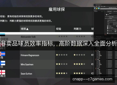非卖品球员效率指标，高阶数据深入全面分析